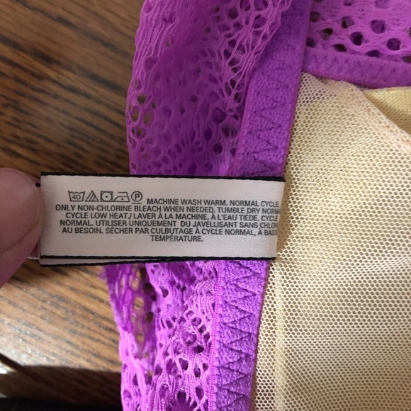 VICTORIA’S SECRET Triangle Padded Lace Bralette Size S - Picture 8 of 8